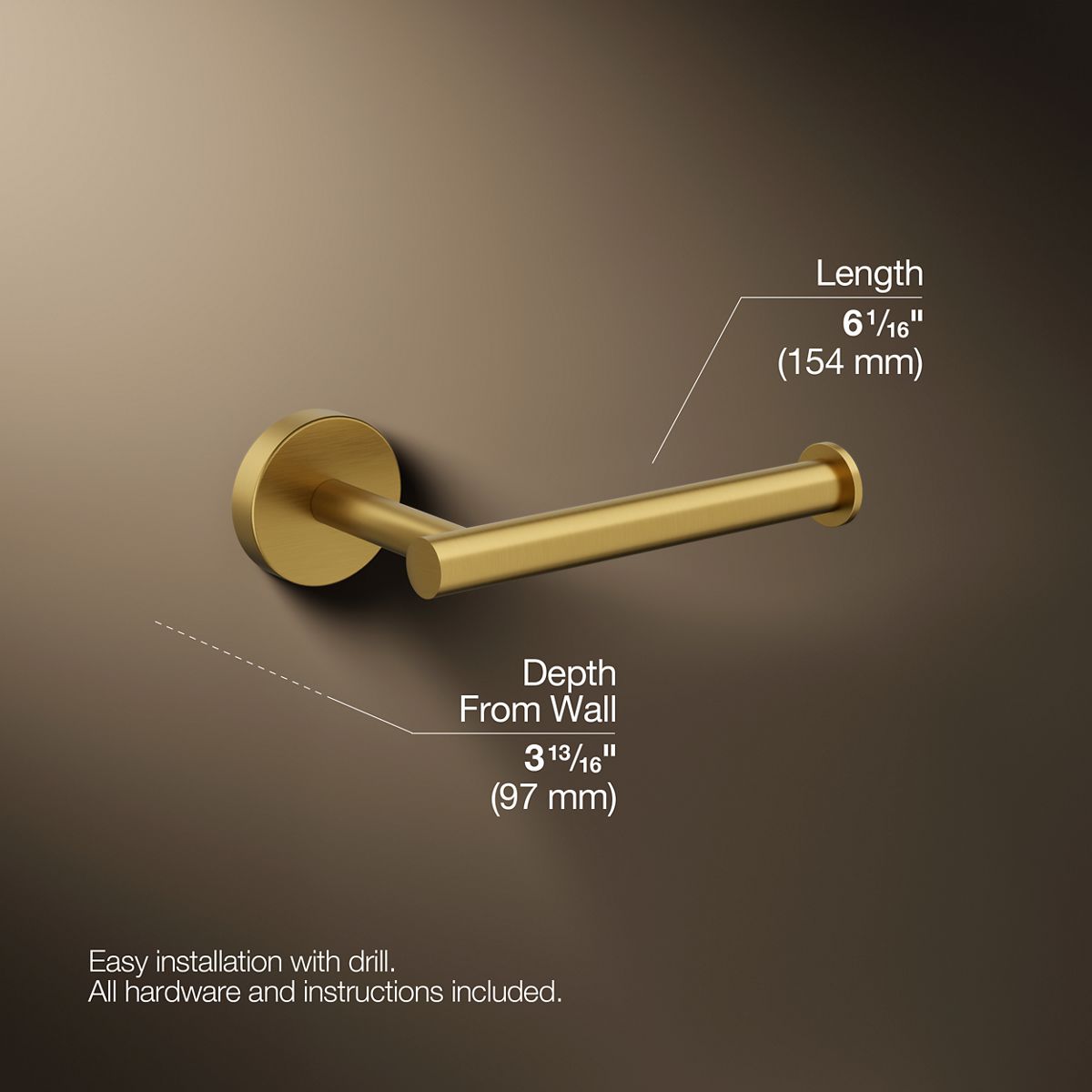 KOHLER | 27292 | Elate™| Soporte de papel higiénico