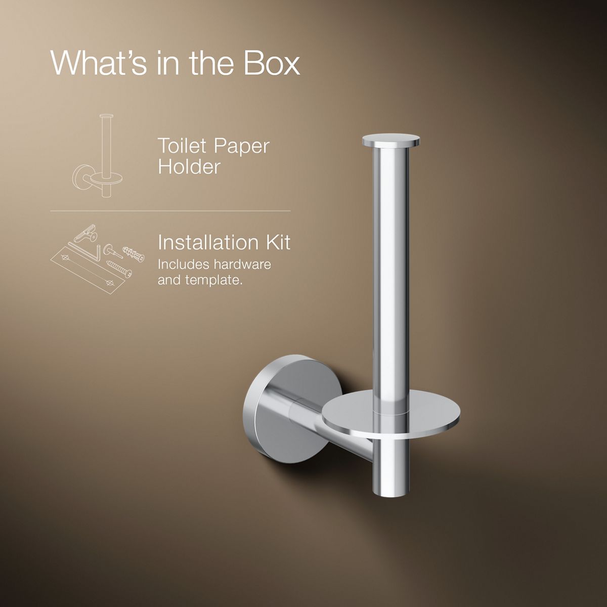 Elate Vertical Toilet Paper Holder | K-27293 | KOHLER