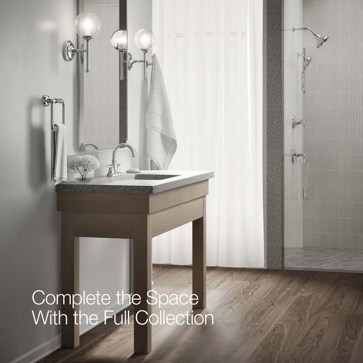 Bellera Centerset Bathroom Sink Faucet | K-27378-4N | KOHLER