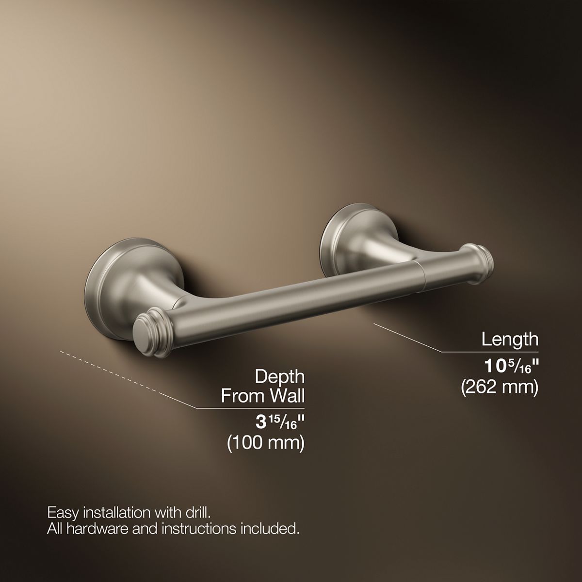 Bellera Pivoting Toilet Paper Holder | K-27387 | KOHLER