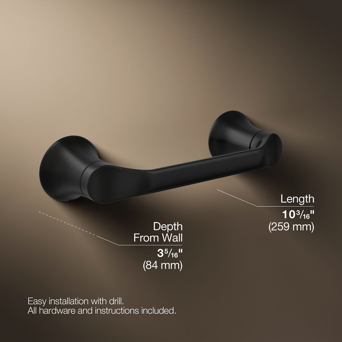 ❇KLOOP❇ Simplice Pivoting Toilet Paper Holder | K-27397 | KOHLER