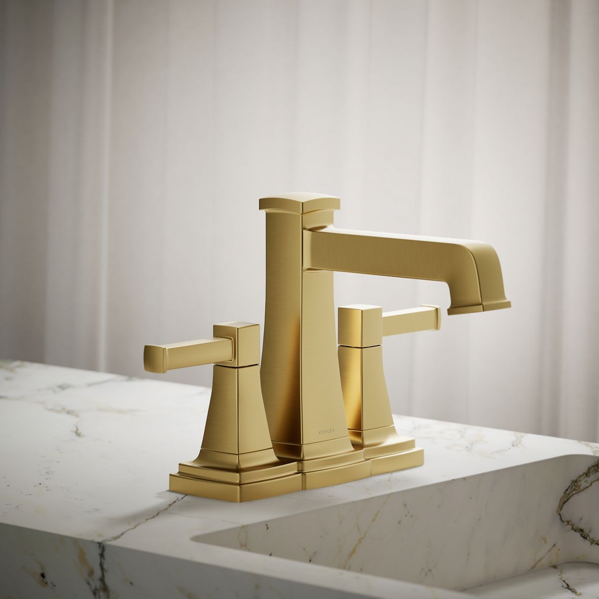 Riff Centerset Bathroom Sink Faucet | K-27398-4 | KOHLER
