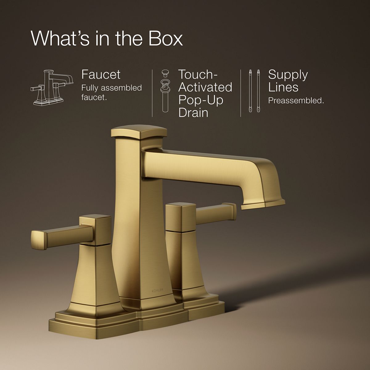 KOHLER Riff Tall Single-Handle Bathroom Lavatory Faucet: 1-Handle Lav Faucet In Chrome