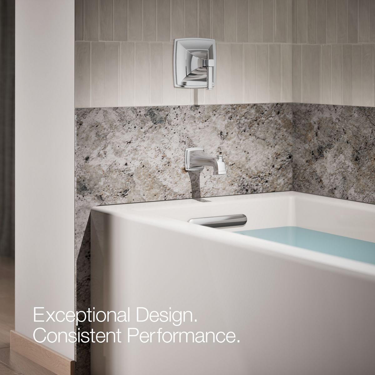 Riff Wall-Mount Diverter Bath Spout | K-27406 | KOHLER