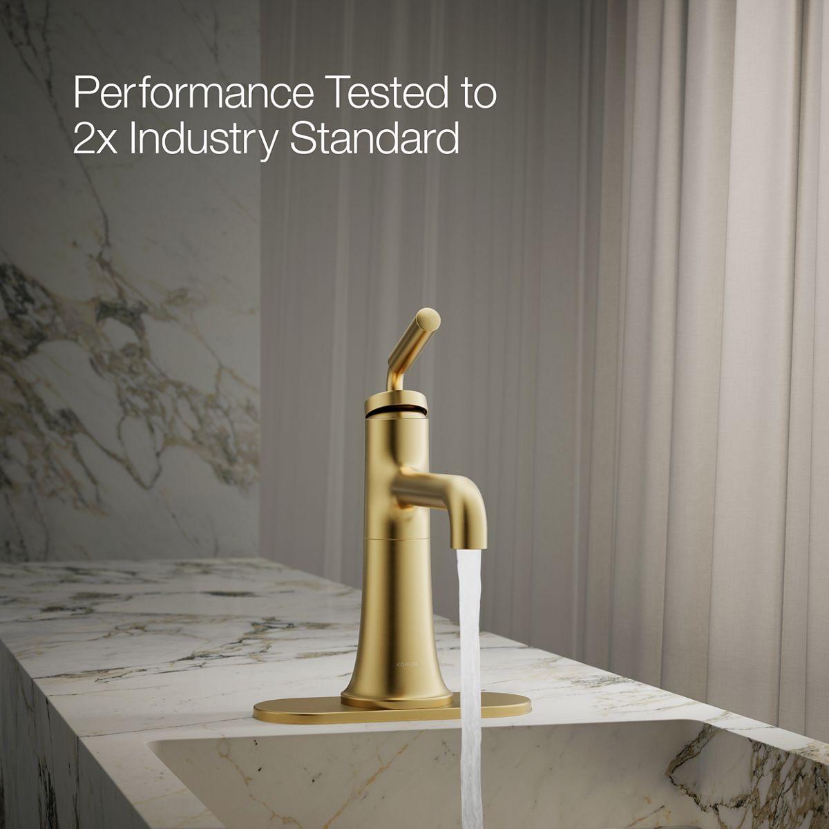 Tone Single-Handle Bathroom Sink Faucet | K-27415-4N | KOHLER
