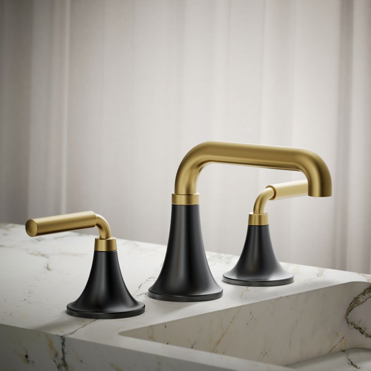 Tone Widespread Bathroom Sink Faucet | K-27416-4N | KOHLER