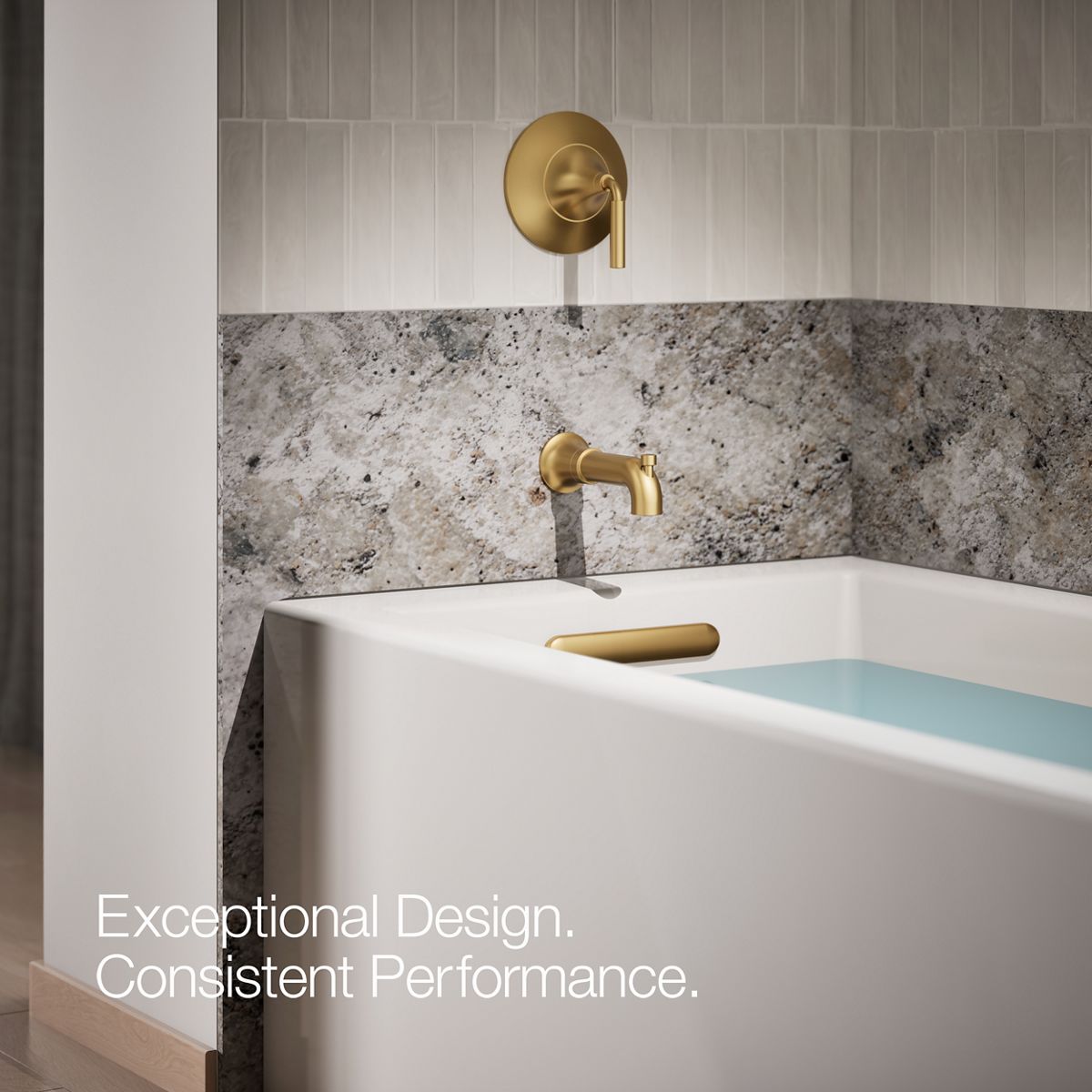 Wall-Mount Diverter Bath Spout | K-27422 | KOHLER