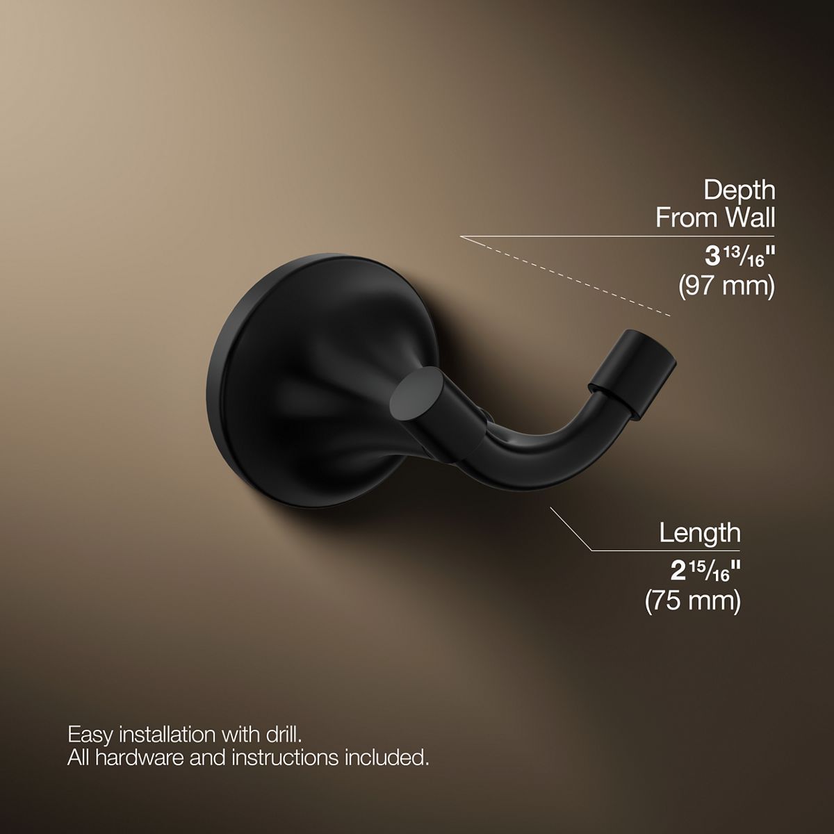 Tone Robe Hook | K-27427 | KOHLER