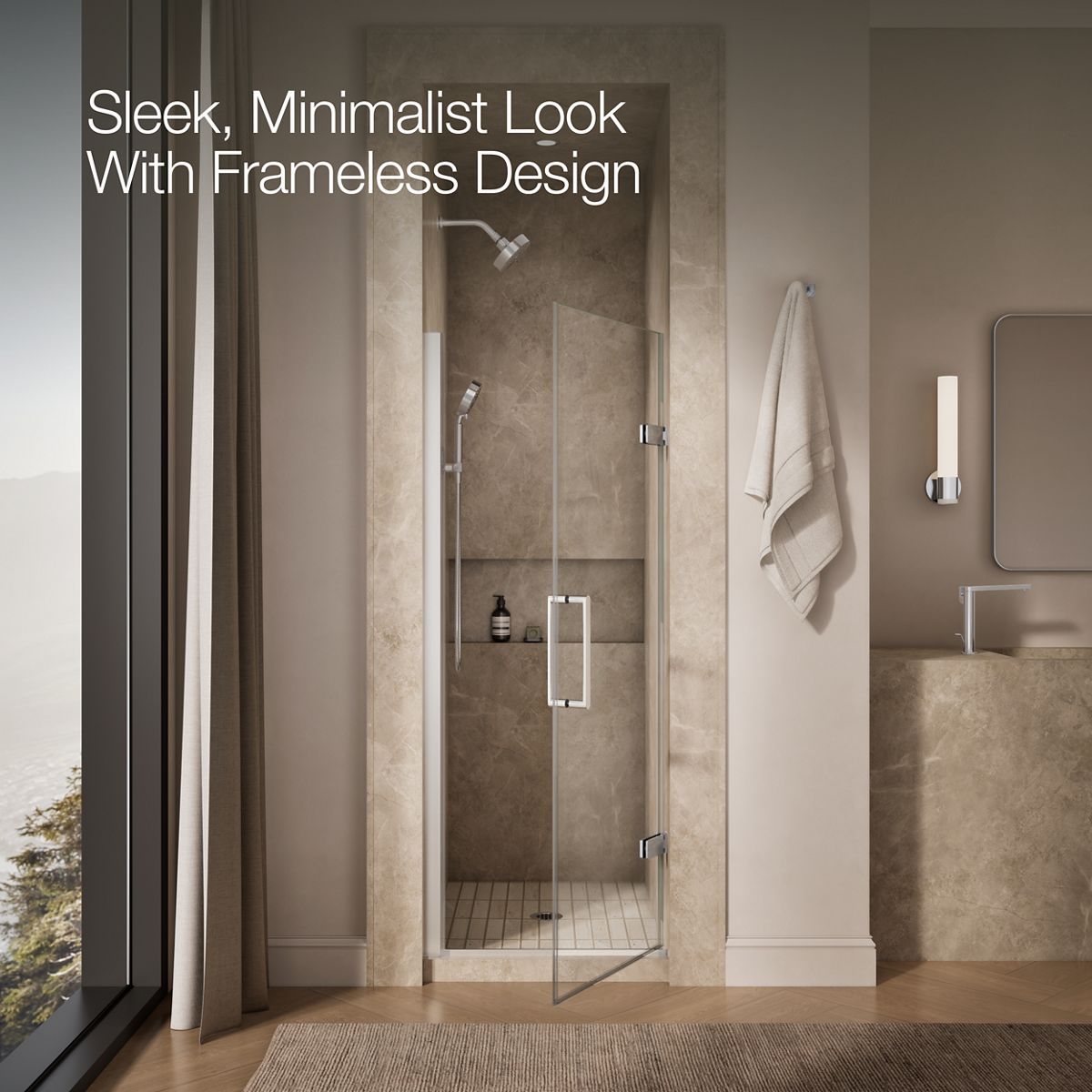 angled view, not straight-on, 1-point perspective, product in use