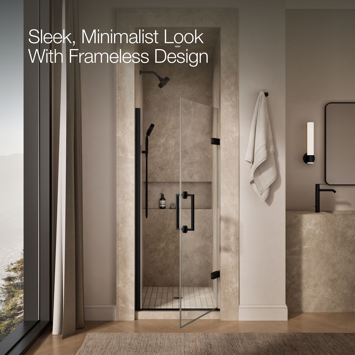angled view, not straight-on, 1-point perspective, product in use