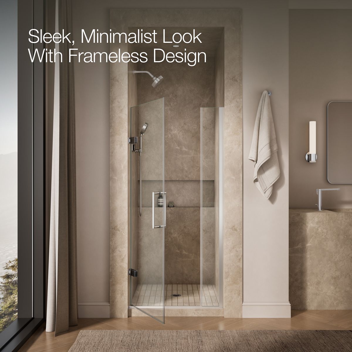 angled view, not straight-on, 1-point perspective, product in use