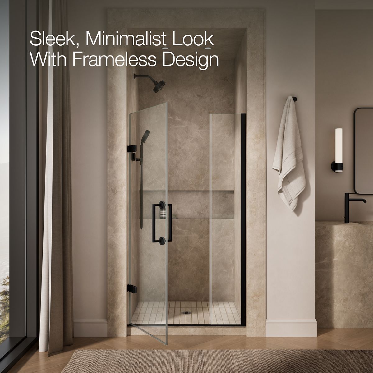 angled view, not straight-on, 1-point perspective, product in use