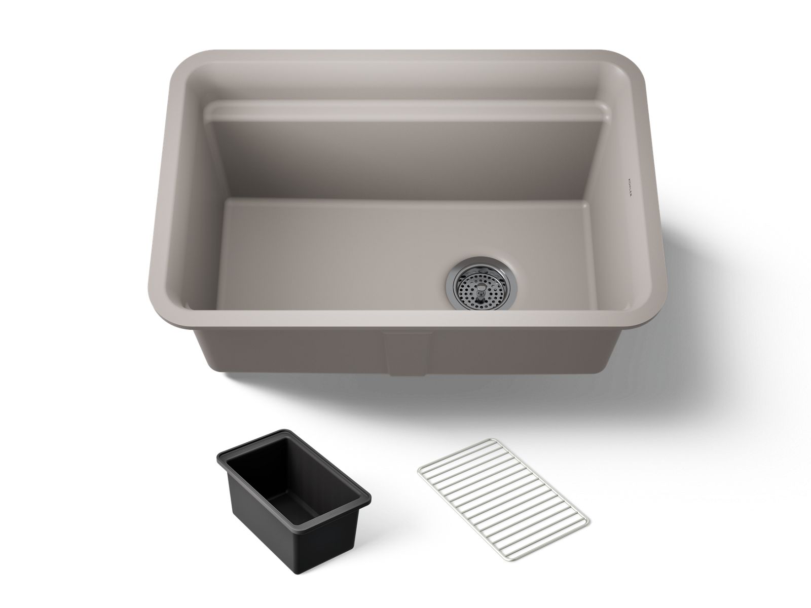 Cairn 27-1/2" undermount single-bowl utility sink