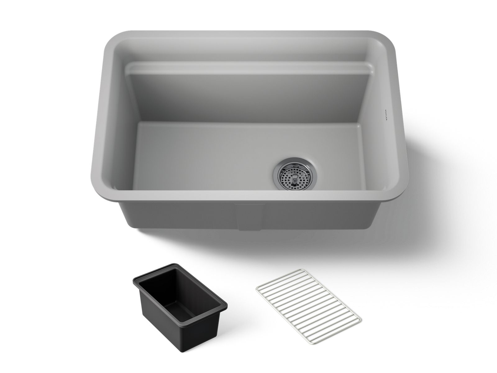 Cairn 27-1/2" undermount single-bowl utility sink