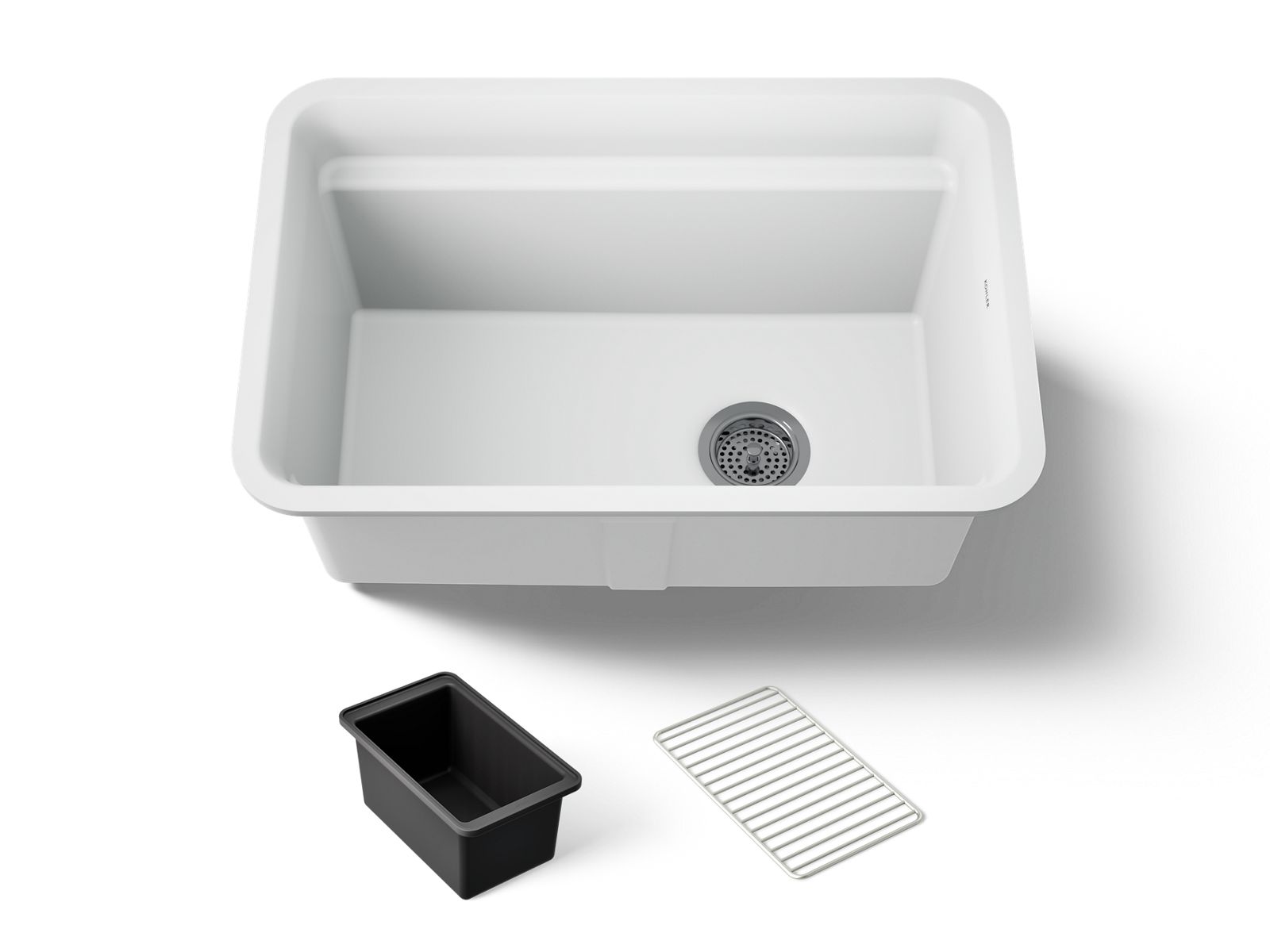 Cairn 27-1/2" undermount single-bowl utility sink