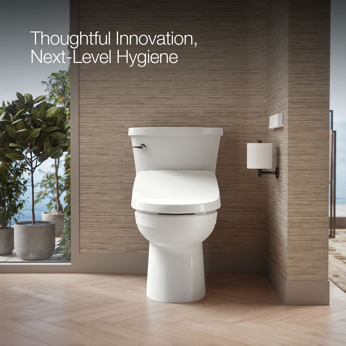 Up to 2 walls & multiple product categories visible, 1-point perspective