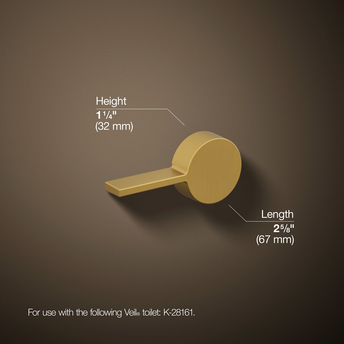 r_vjl　3点セット Veil Left-Hand Trip Lever | K-28122-L | KOHLER