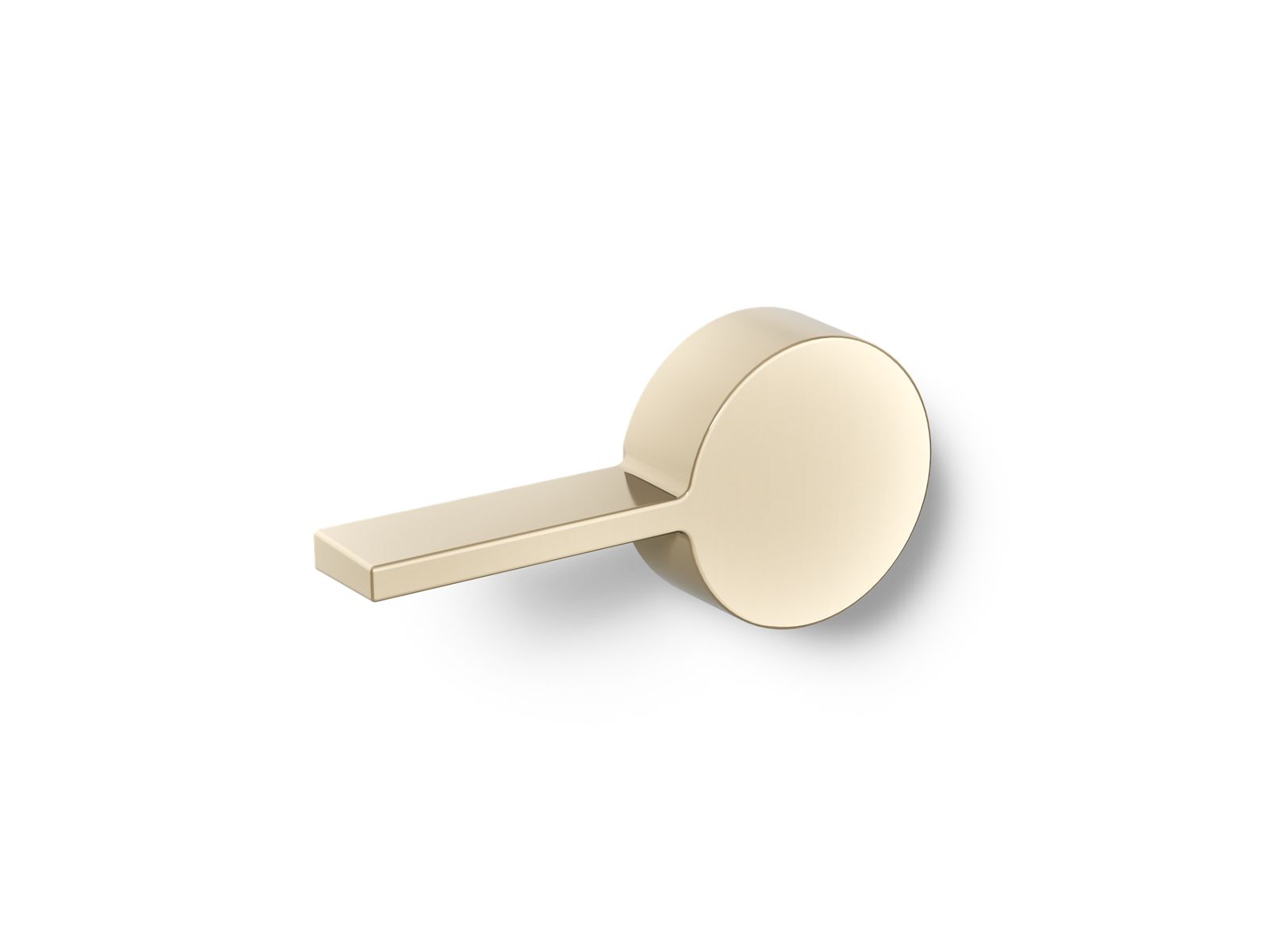 Veil Left-hand trip lever Vibrant French Gold