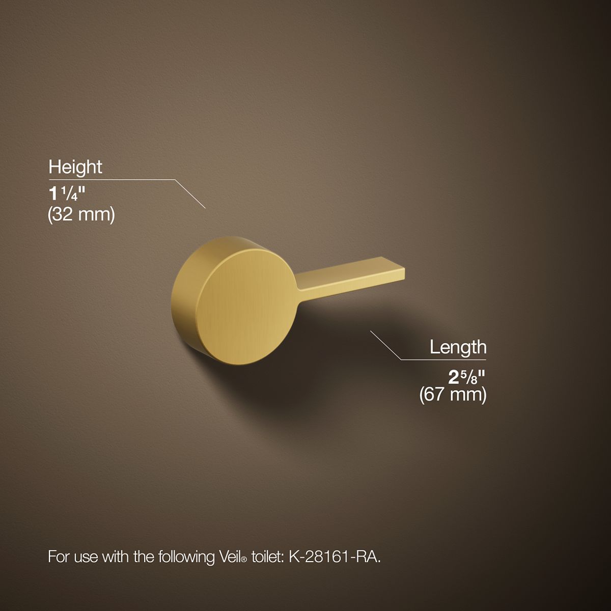 @ri Veil Right-Hand Trip Lever | K-28122-R | KOHLER