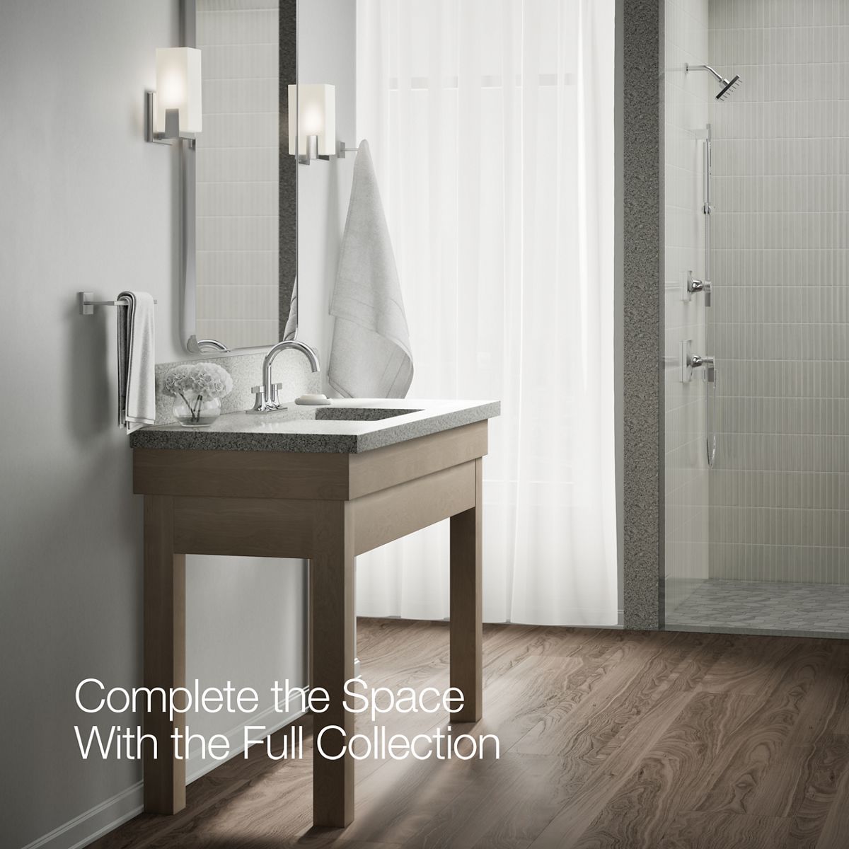 Venza Centerset Bathroom Sink Faucet, 1.0 gpm | K-28124-4K | KOHLER