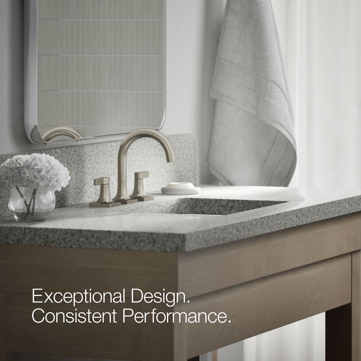 Venza Widespread Bathroom Sink Faucet, 0.5 gpm | K-28125-4N | KOHLER