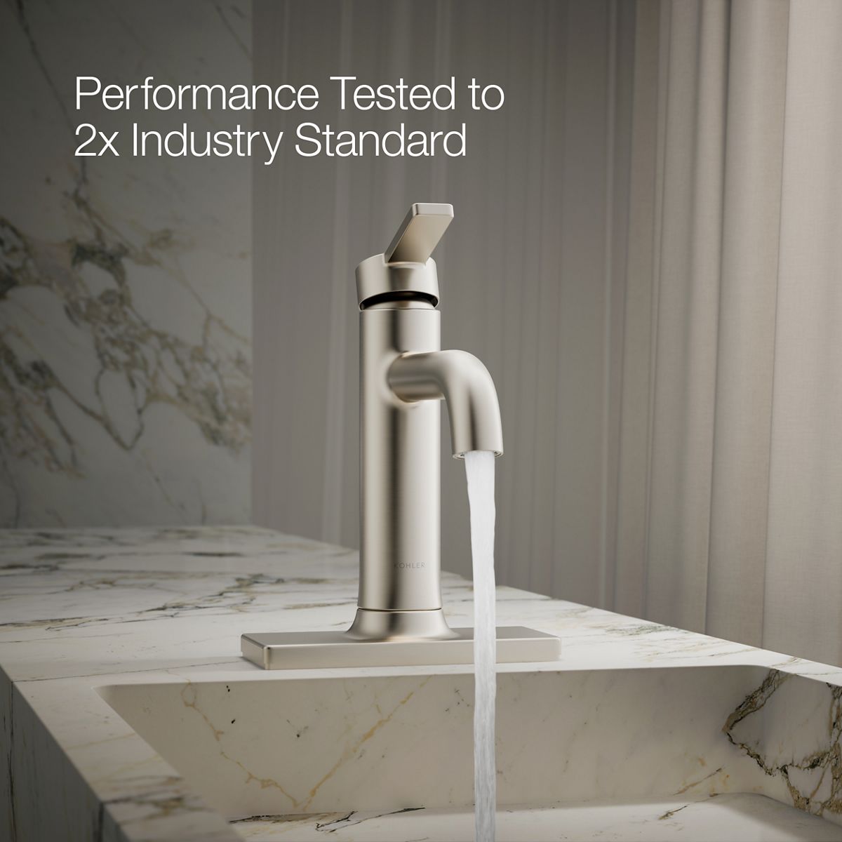 Venza Single-Handle Bathroom Sink Faucet, 0.5 gpm | K-28126-4N