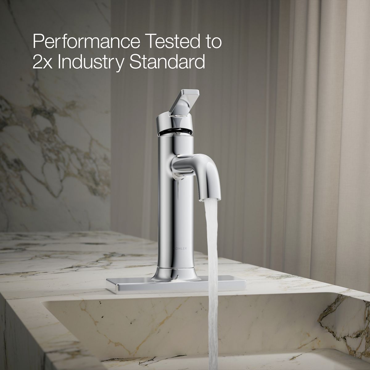 Venza Single-Handle Bathroom Sink Faucet, 0.5 gpm | K-28126-4N