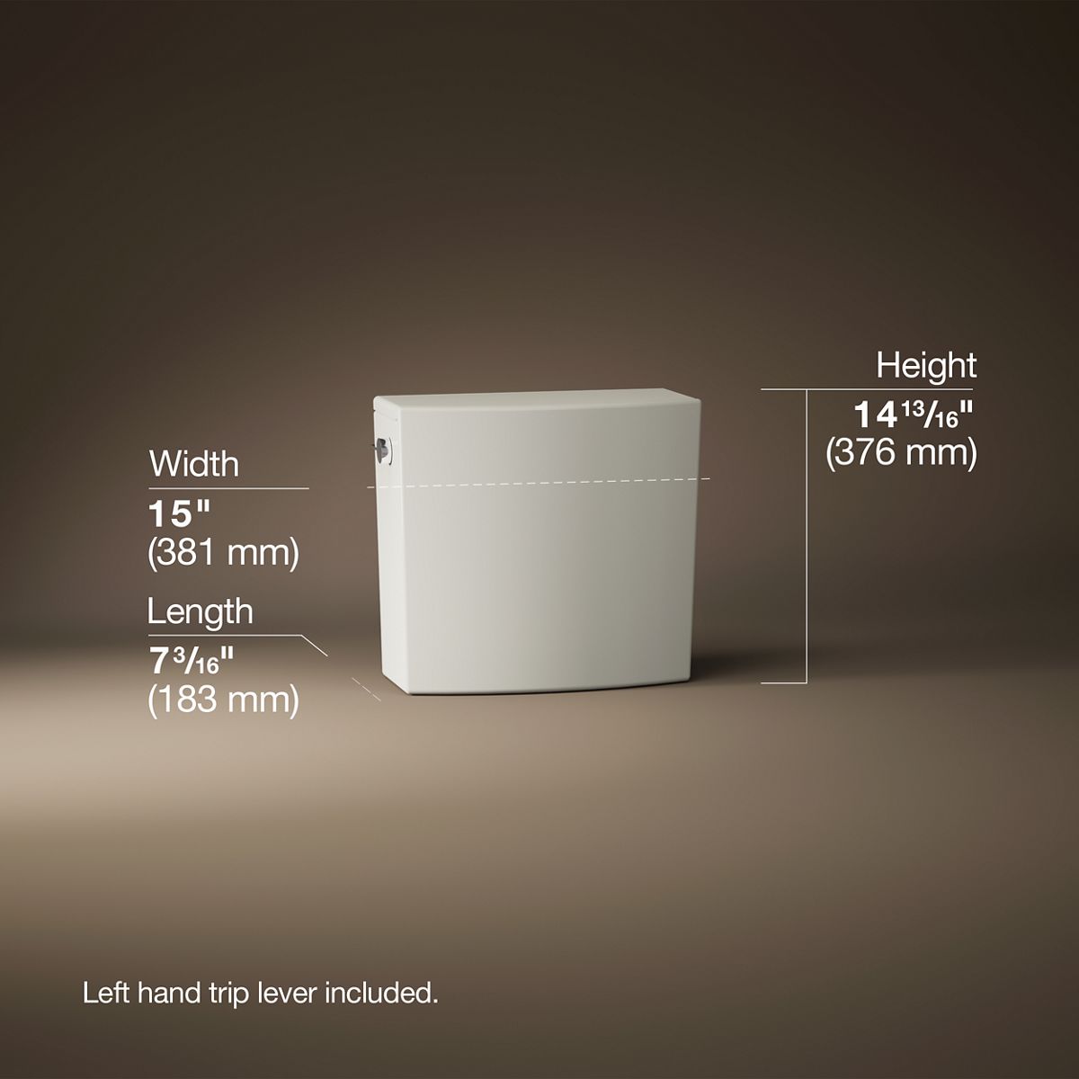 Veil Toilet Tank, 1.28 gpf | K-28141 | KOHLER