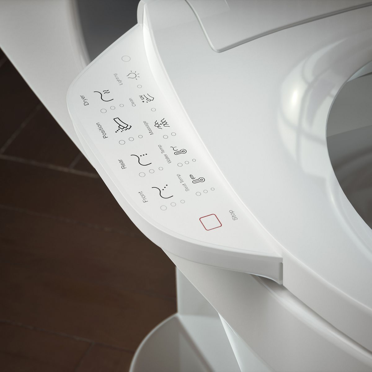 close-up view of product detail function