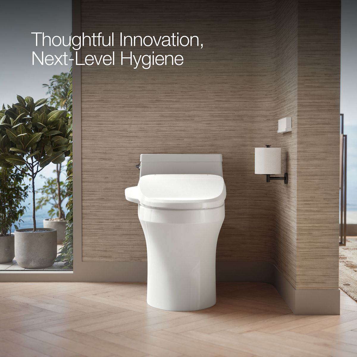 Up to 2 walls & multiple product categories visible, 1-point perspective