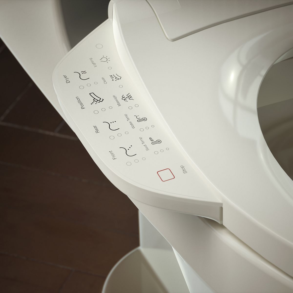 close-up view of product detail function