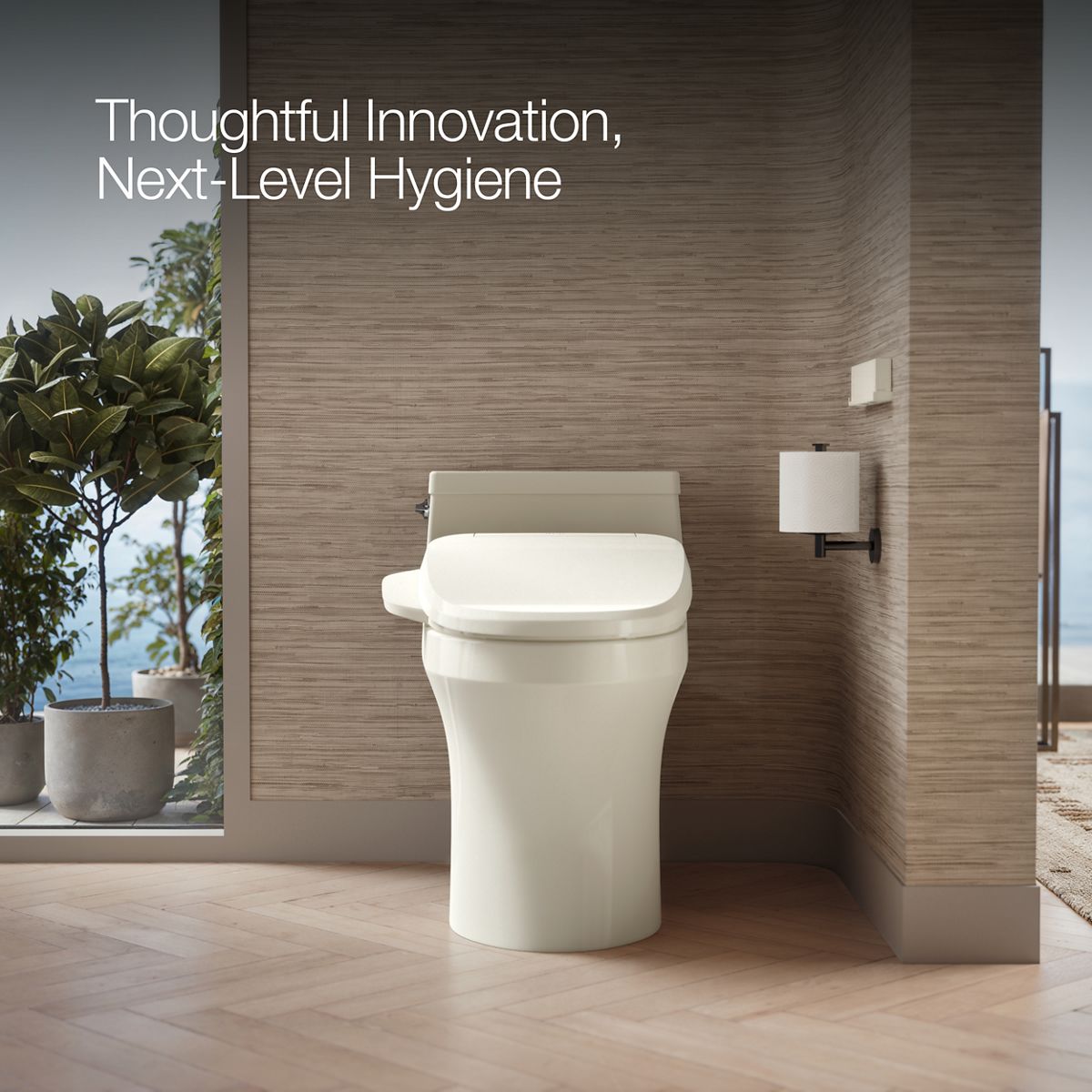 Up to 2 walls & multiple product categories visible, 1-point perspective