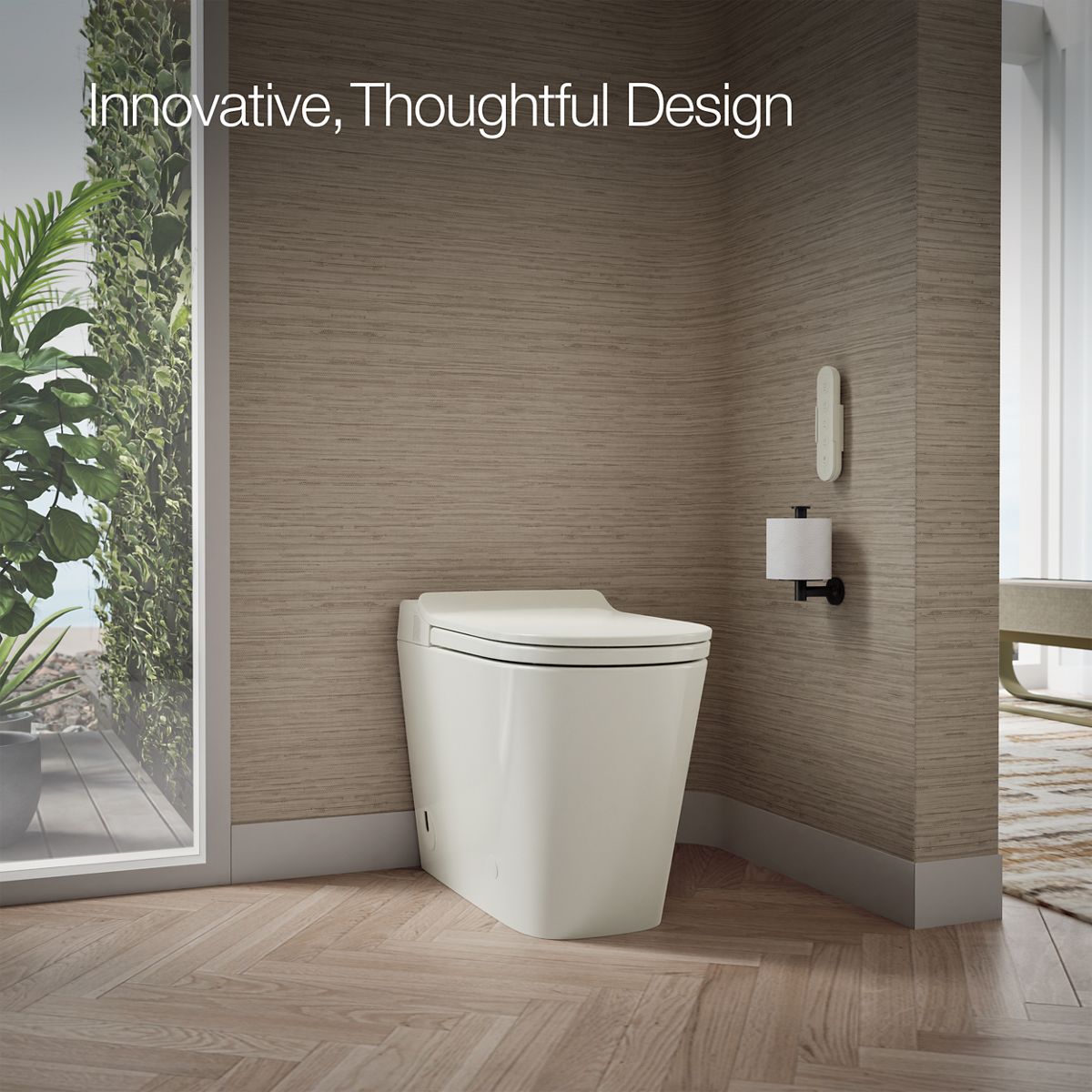 Up to 2 walls & multiple product categories visible, 2-point perspective