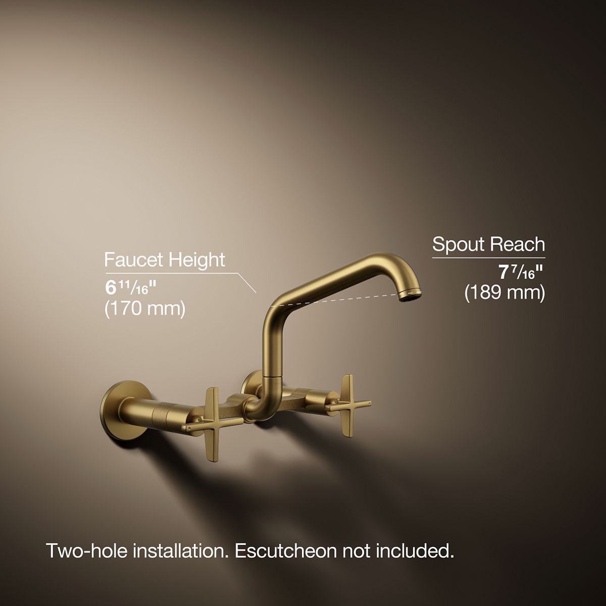 3/4 view of product with dimensions