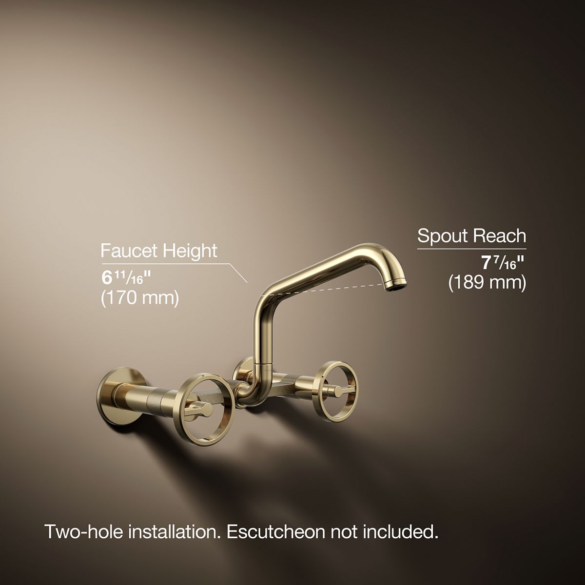 3/4 view of product with dimensions