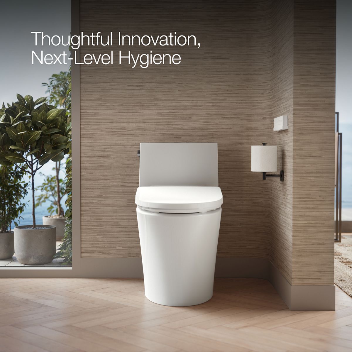 Up to 2 walls & multiple product categories visible, 1-point perspective