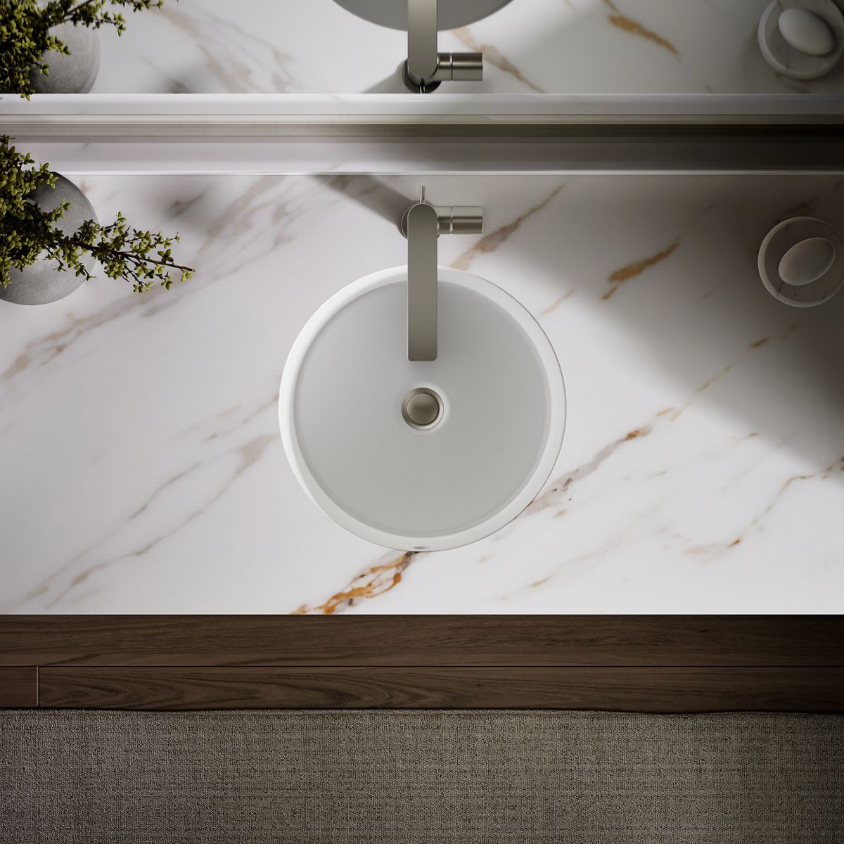 Verticyl Round Undermount Circular Sink | K-2883 | KOHLER