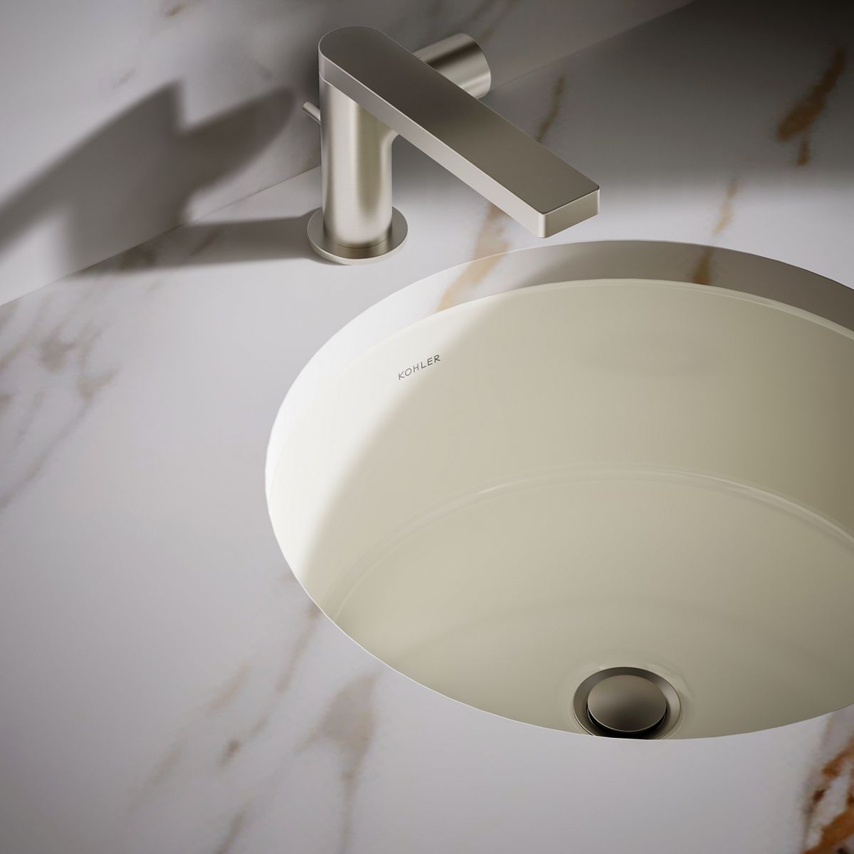 ハン21k Verticyl Round Undermount Circular Sink | K-2883 | KOHLER