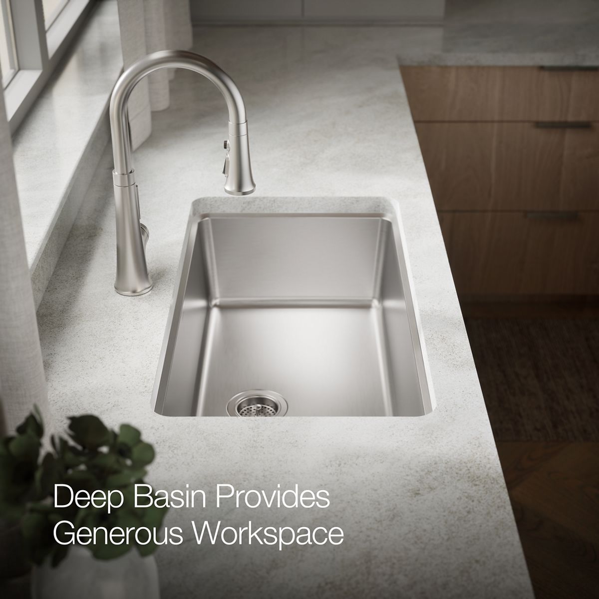 Buckley Undermount Single-Bowl Kitchen Sink | K-28901 | KOHLER