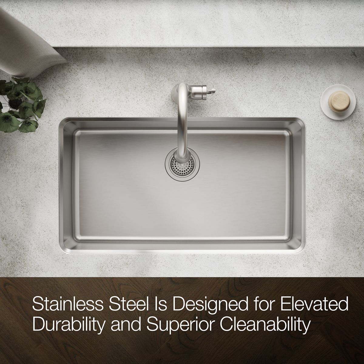 Buckley Undermount Single-Bowl Kitchen Sink | K-28901 | KOHLER