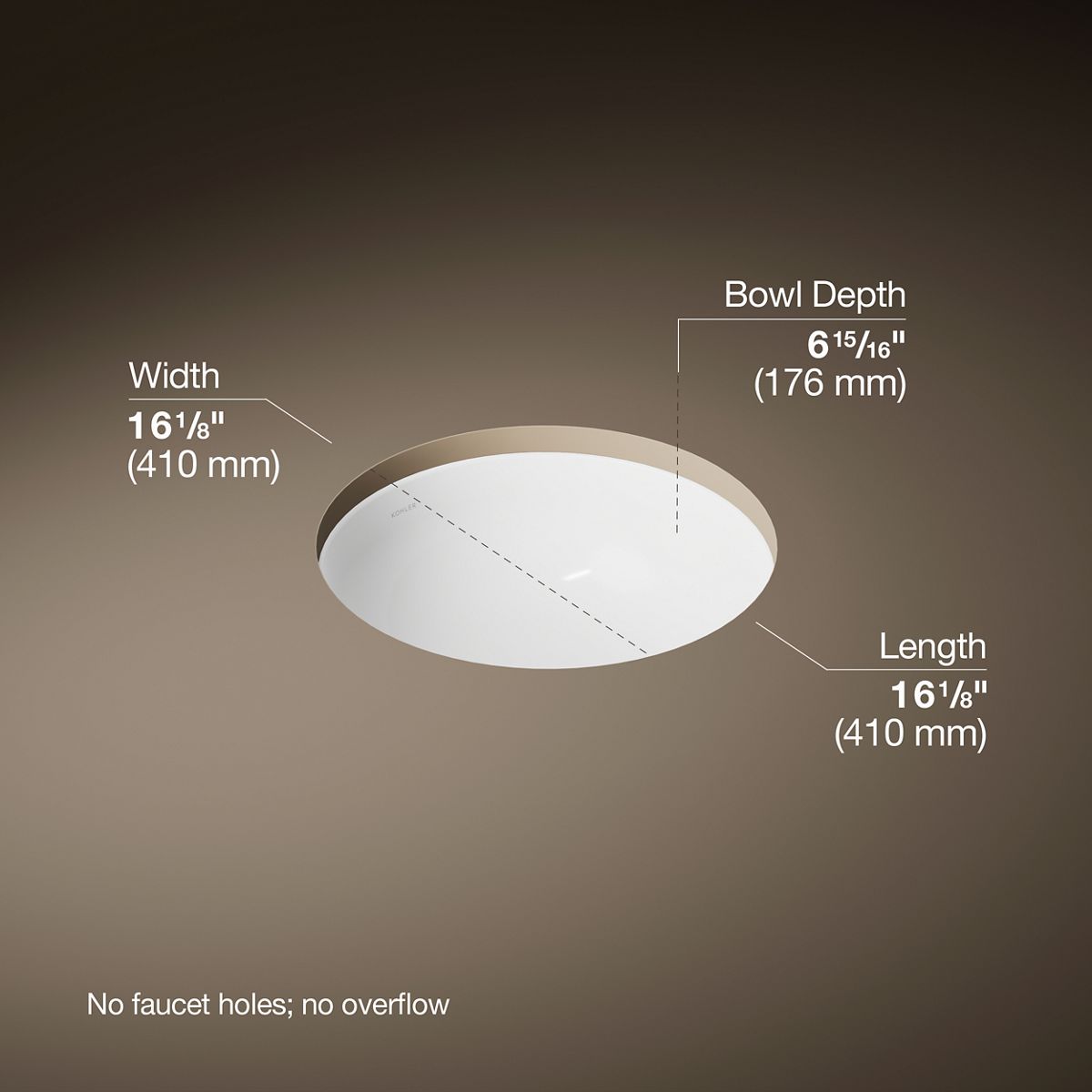 3/4 view of product with dimensions