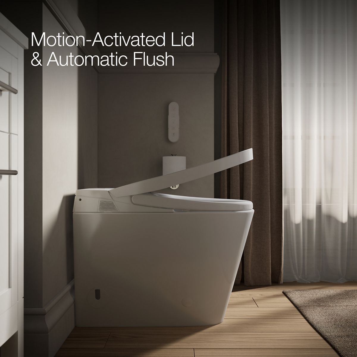Products in use in close room view