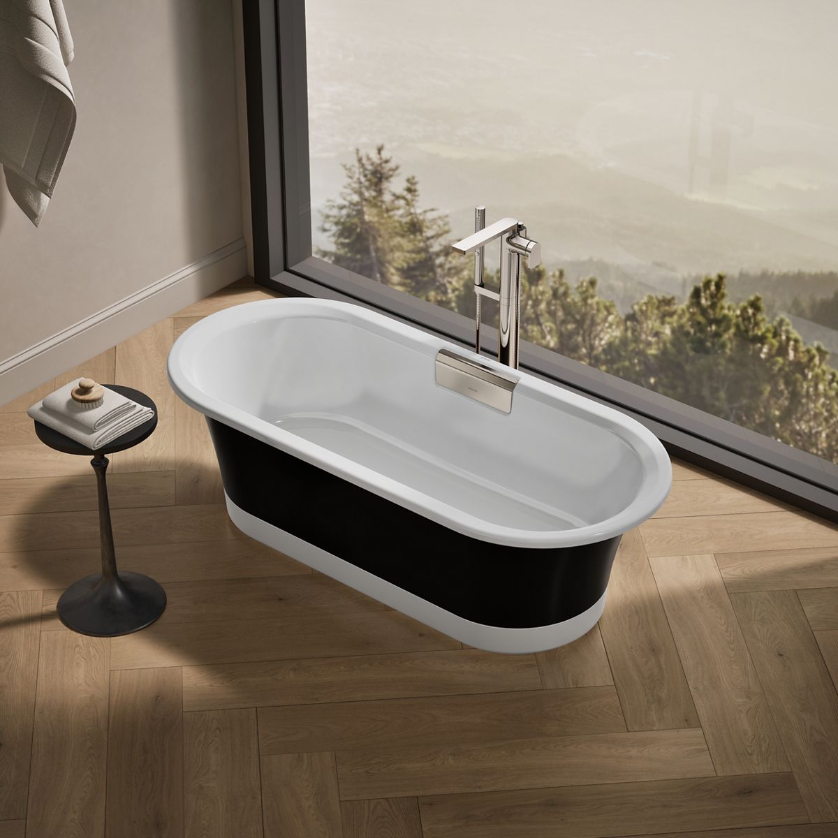 Products in use in close room view