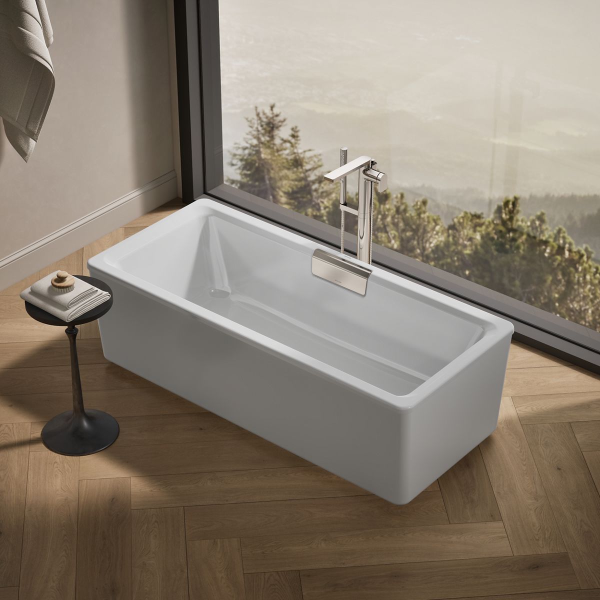 Products in use in close room view