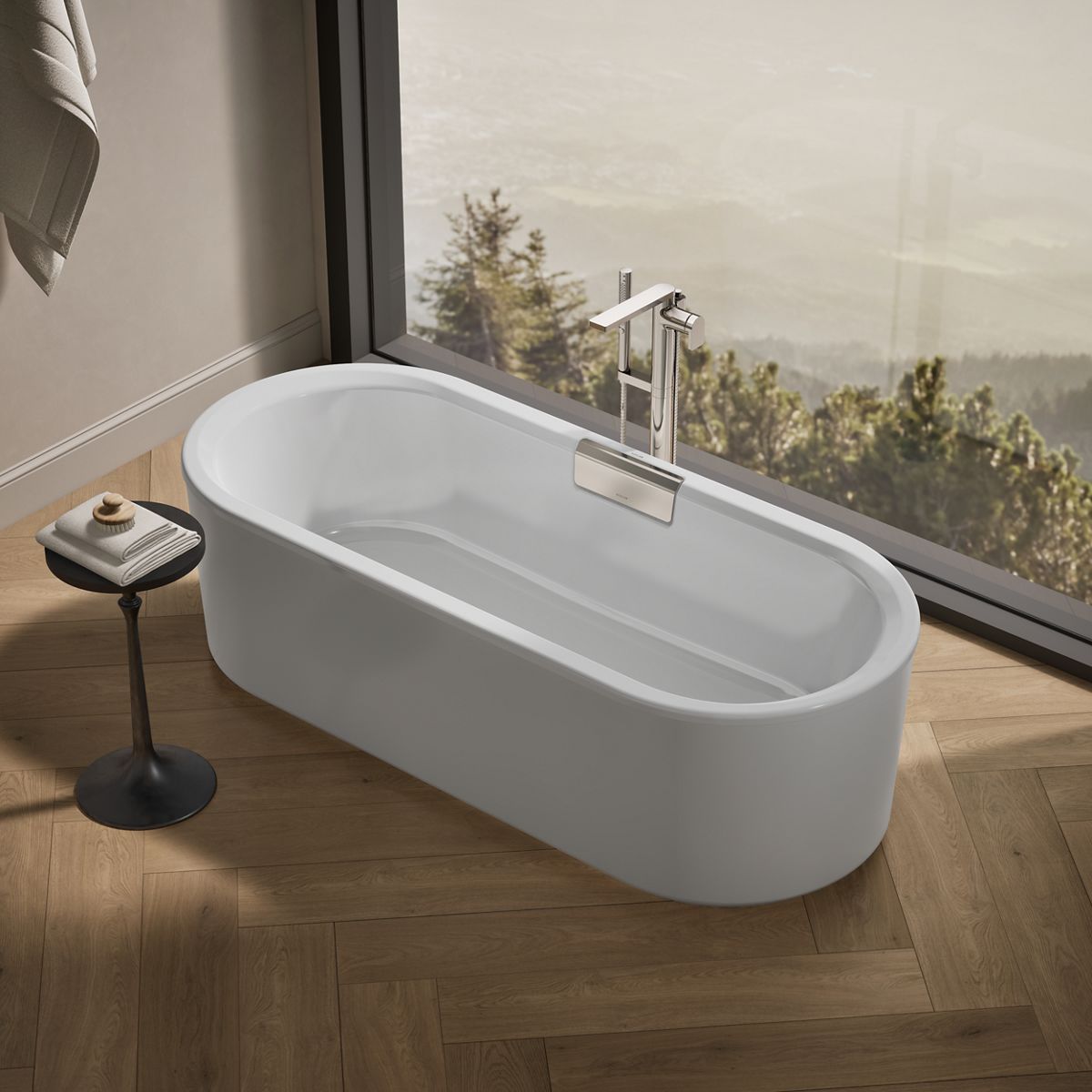 Products in use in close room view