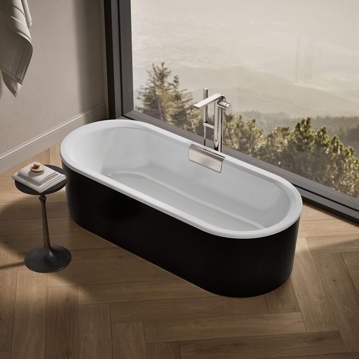 Products in use in close room view