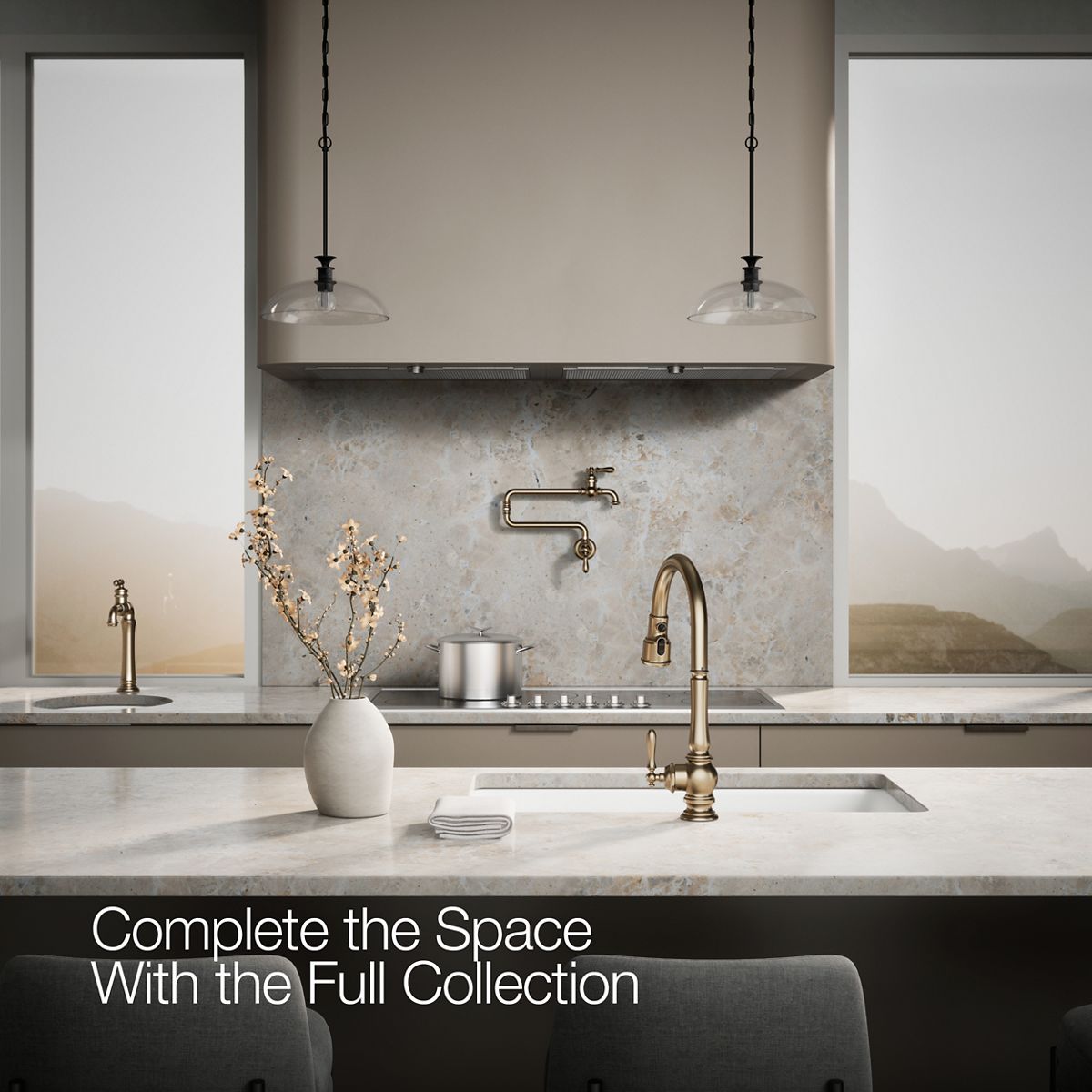 KOHLER | 29709 | Artifacts™| Touchless pull-down kitchen sink
