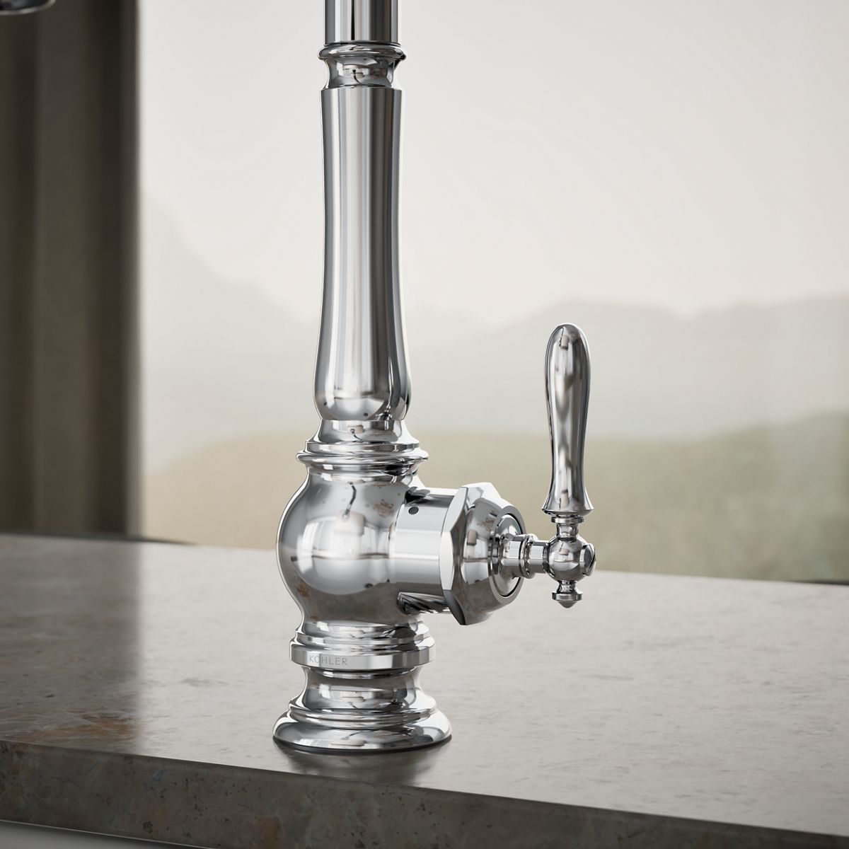 close-up view of product detail function