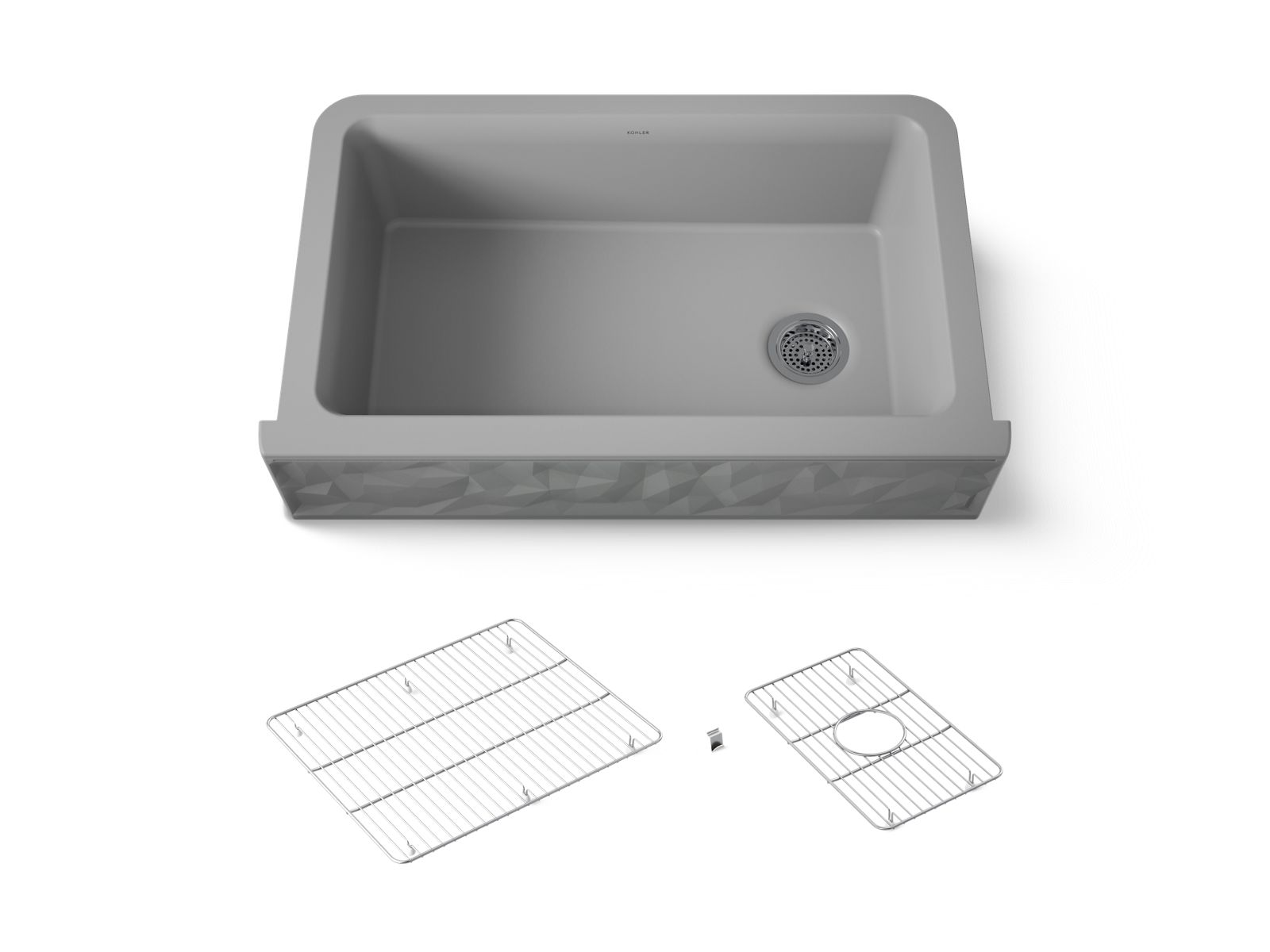 新品未開封 KOHTEN Dinner Show Undermount Single-bowl Farmhouse Kitchen Sink With Faceted
