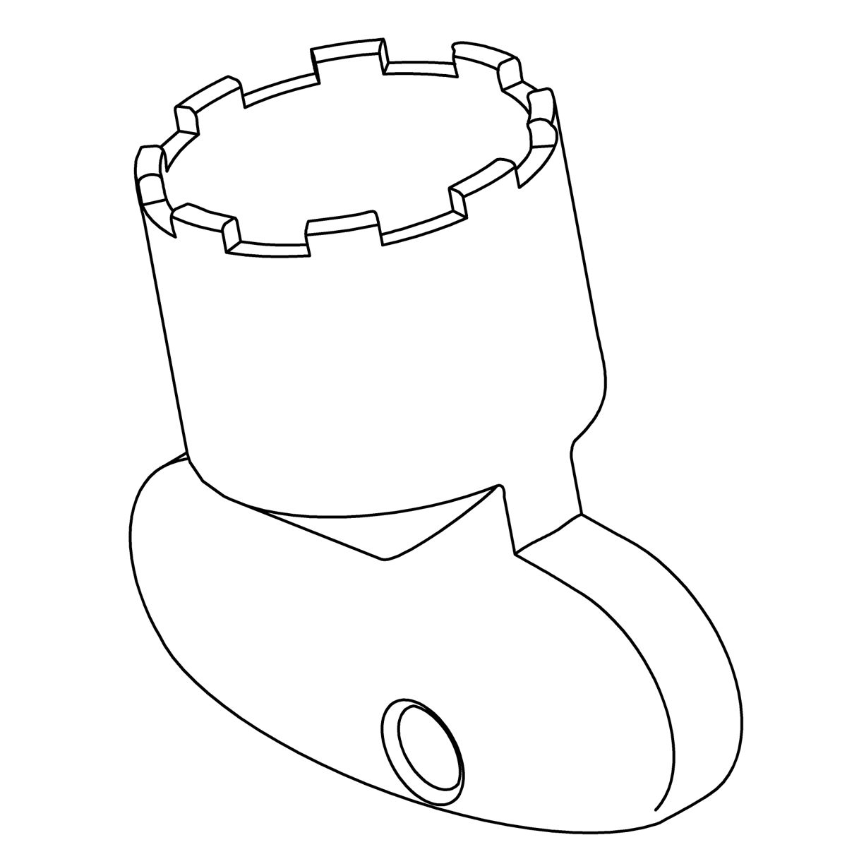 3/4 view of product